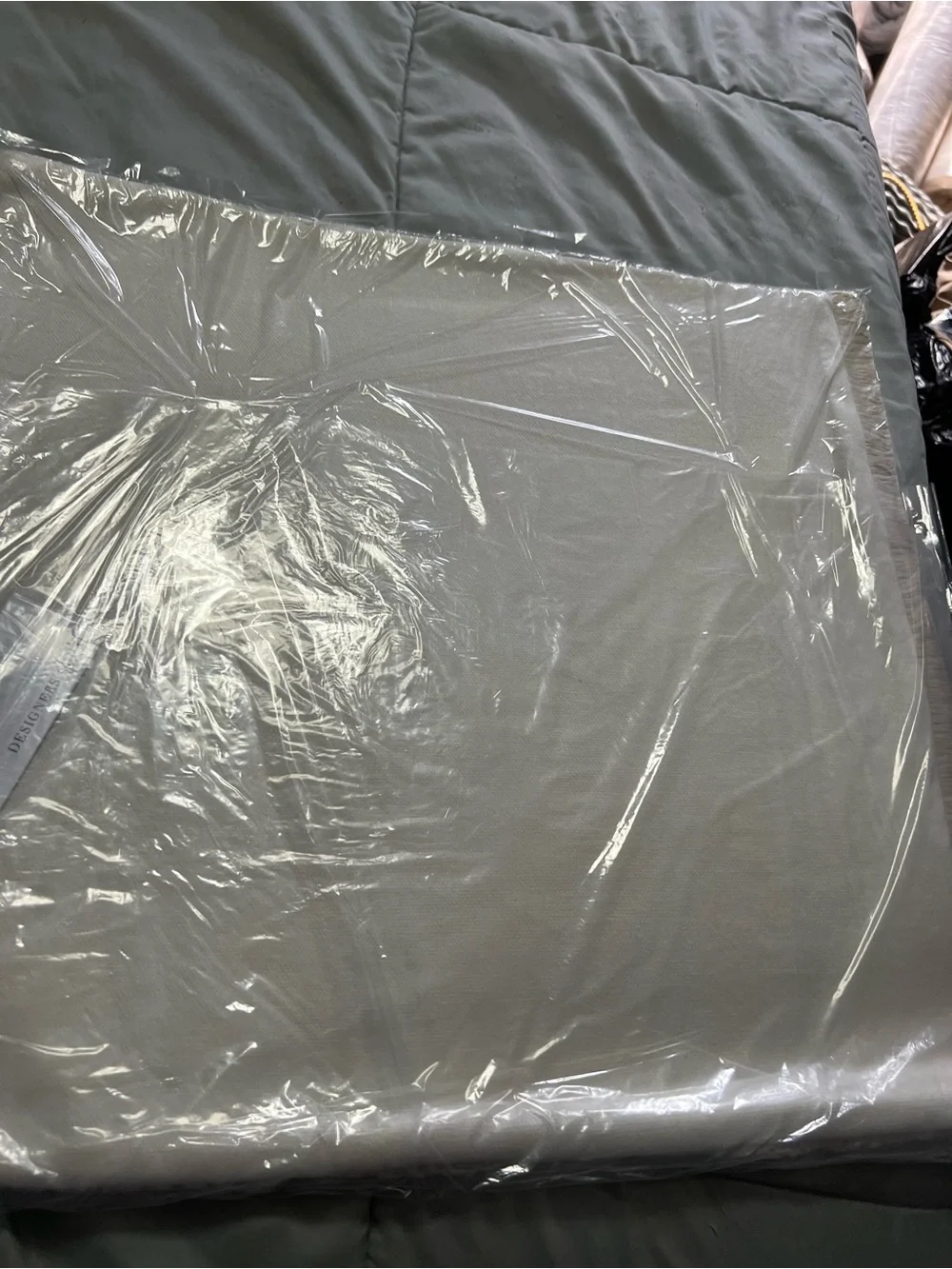 Beige pillow case 20”x21”